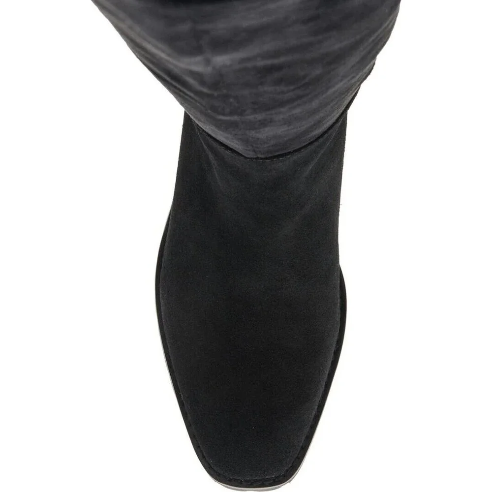 NEW BLONDO Sierra Waterproof Over the Knee Boot SUEDE leather 8 low block heel